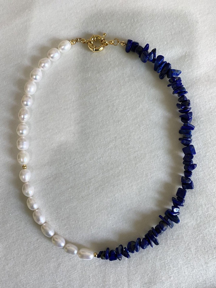 32g Weight Bracelets, Necklace Classification 2 PCS/Package Quantity Holiday, Daily Occasion Beaded, Freshwater Pearl, Titanium Steel Material Geometric Pattern Women's Gender Casual, Simple Style Style 2 PCS/Package Beaded Freshwater Pearl Titanium Steel Freshwater Pearl Jewelry Sets 41