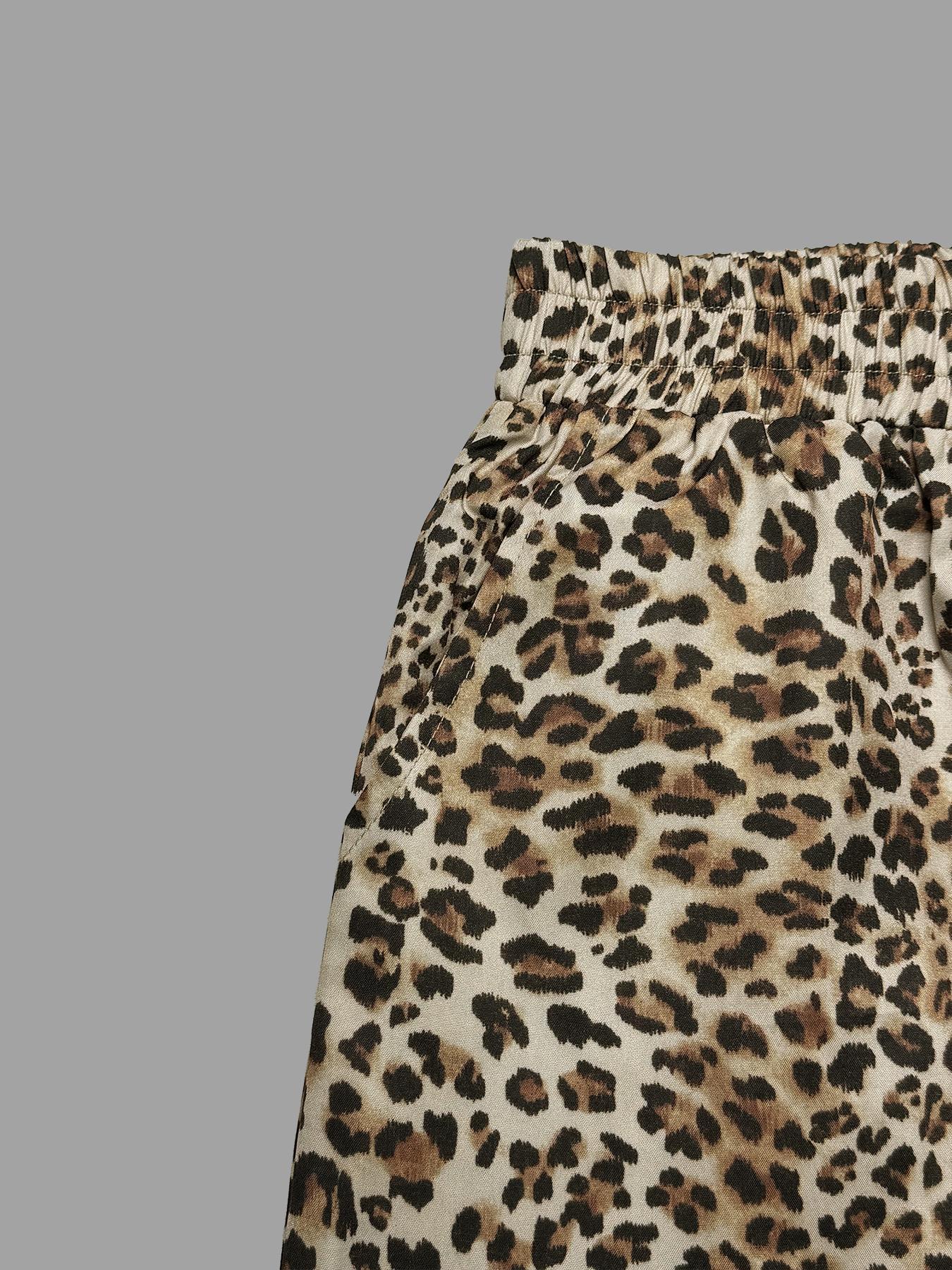 Vida byxor för kvinnor med leopardmönster höst och vinter_voghion.com