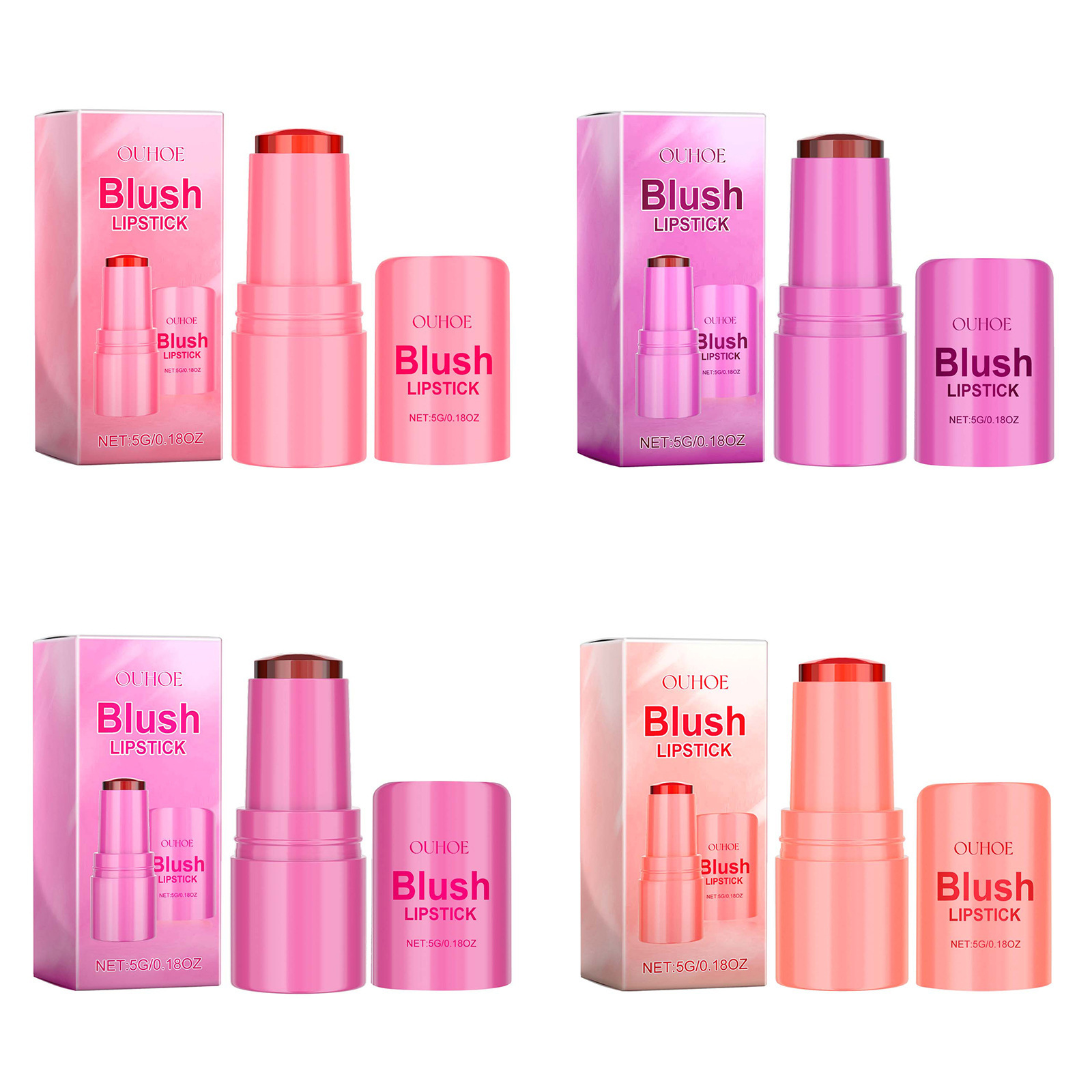 Fruit Frozen Cheese Red Series Natural Naked Makeup Light and Long lasting Easy Coloring powder blusher Lip Color_voghion.com