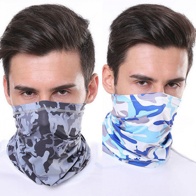 Hielo seda turbante mágico de verano deportivo al aire libre para hombres y mujeres cuello pañuelo de bicicleta máscara de pesca cuello delgado comercio exterior