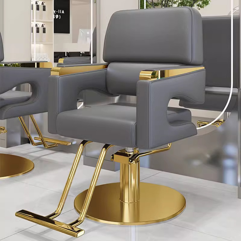 Red famosa nueva silla de peluquería silla de salón de peluquería especial elevación giratoria de moda corte de cabello asiento de permeación image 28
