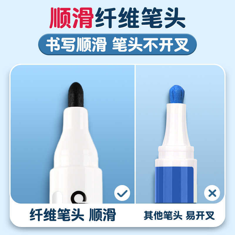 Marcador de pizarra blanca para niños, bolígrafo a base de agua que flota mágicamente sobre el agua, bolígrafo colorido que es fácil de borrar y puede flotar.