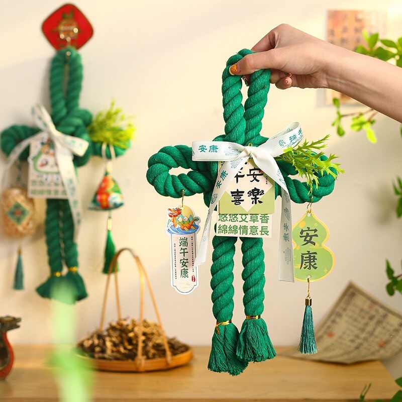 Dragon Boat Festival Knot Door Handle Hanging Decorations, Door Hanging Zongzi Ornaments, Atmosphere Scene Setup, Decorative Sachets Wholesale