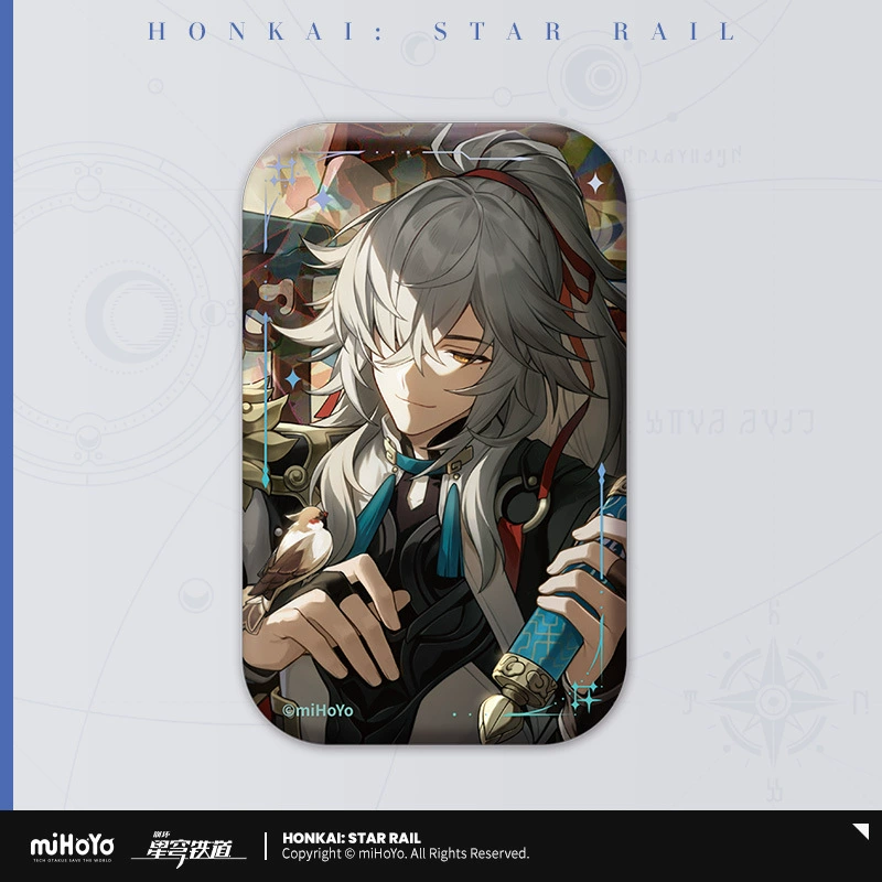 Коллекционный значок (Honkai: Star Rail) — персонаж, цветной картон на подложке, одиночный