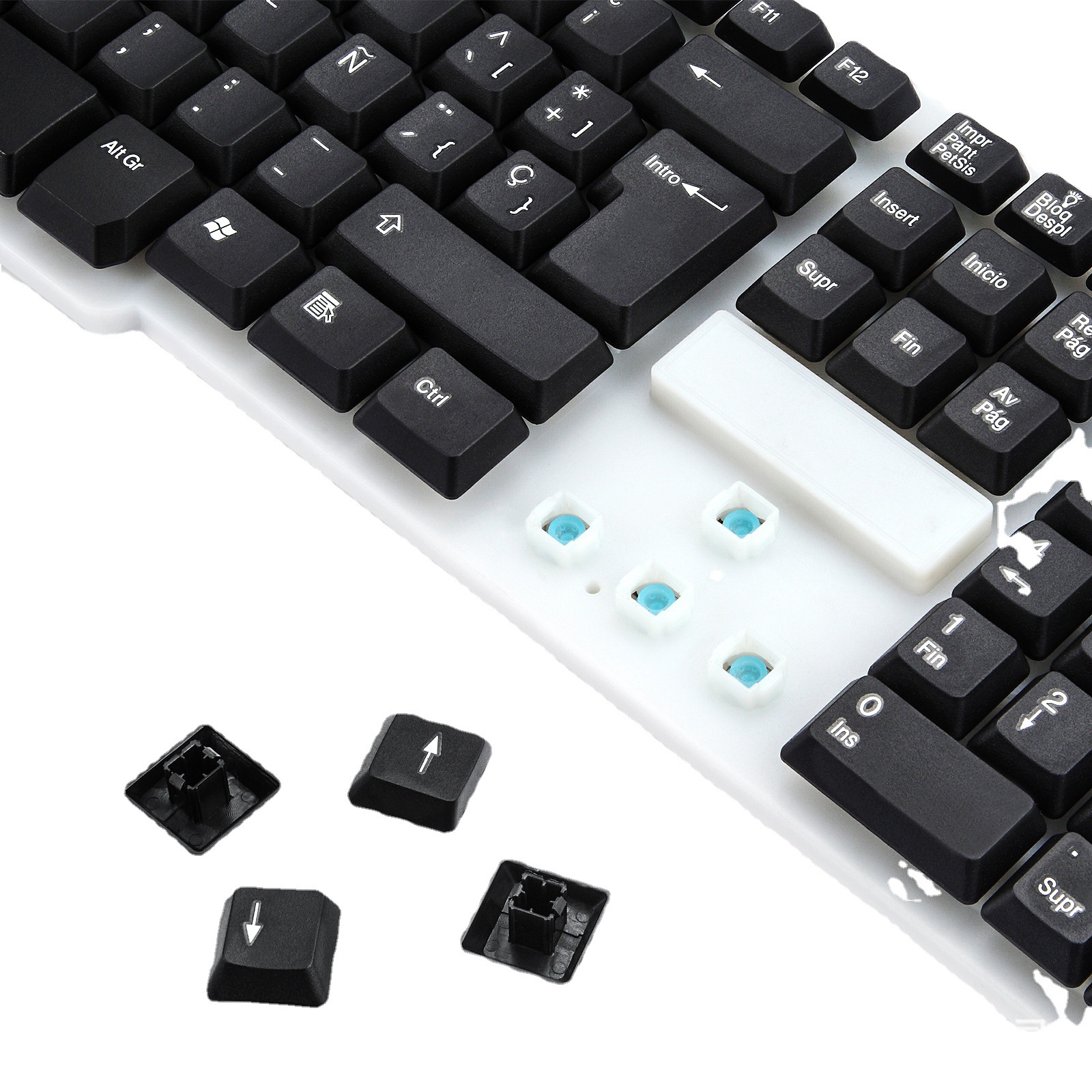 Gaming Keyboard With Seven Color Backlight For Esports And Office_voghion.com