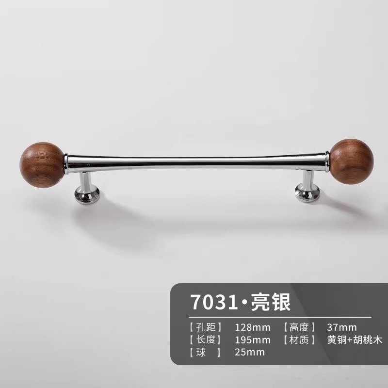法式黄铜拉手实木中古风橱柜门衣柜鞋柜家具新中式抽屉长把手大全|undefined