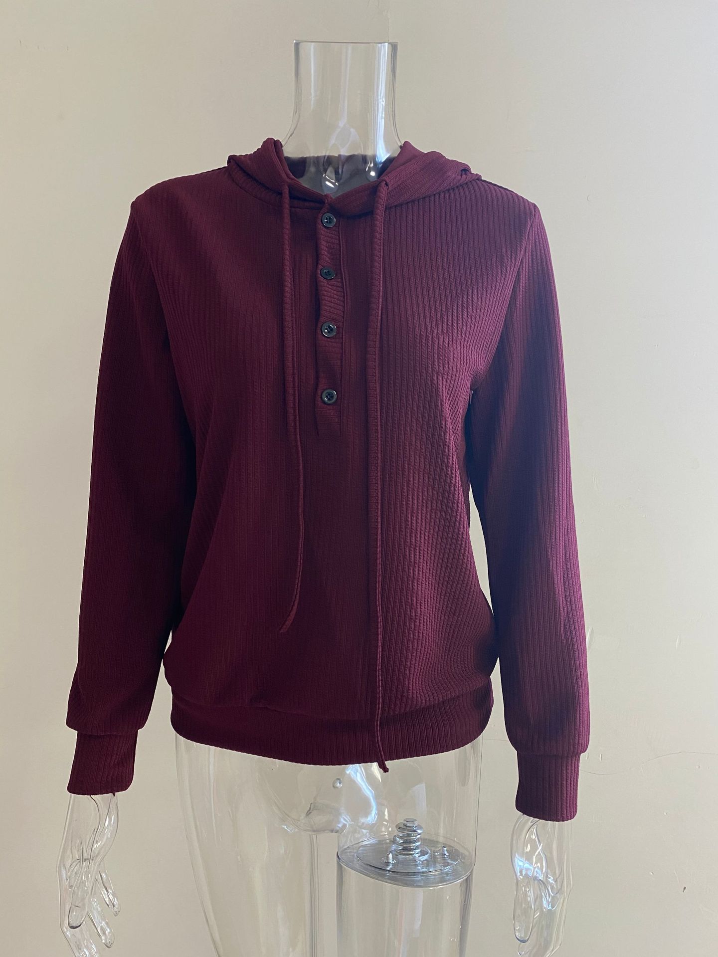 329g Weight Long Sleeve Sleeve Length Zipper Placket Type Regular Sleeve Sleeve Type Cotton Blend, Polyester Fabric Type Regular Top Length Hoodie Tops Type Daily Occasion Hooded Neckline Warm Function Loose Fit Type Solid Color Pattern Autumn Season Women's Gender Casual Style Women's Hoodie Long Sleeve Hoodies & Sweatshirts Casual Solid Color 9