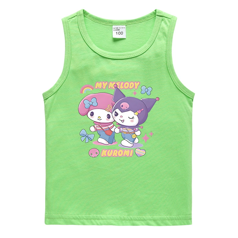 Children's summer clothing, base body-friendly vest sleevless, Korean style, absorbs sweat and smell