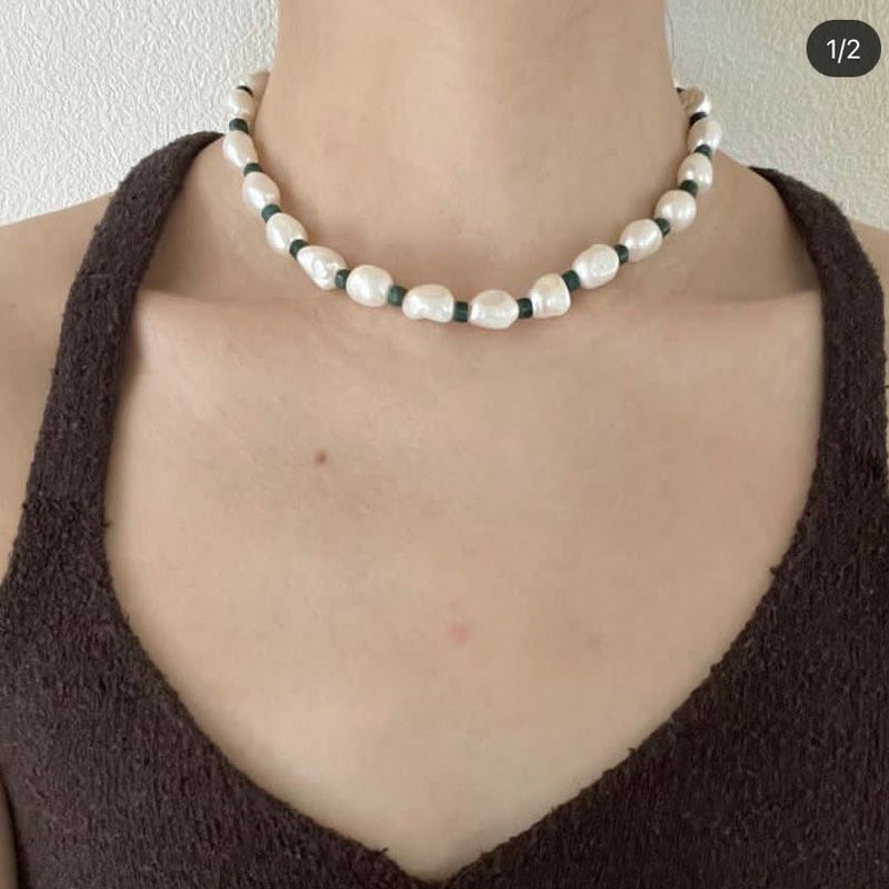 32g Weight Bracelets, Necklace Classification 2 PCS/Package Quantity Holiday, Daily Occasion Beaded, Freshwater Pearl, Titanium Steel Material Geometric Pattern Women's Gender Casual, Simple Style Style 2 PCS/Package Beaded Freshwater Pearl Titanium Steel Freshwater Pearl Jewelry Sets 30