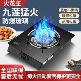 不锈钢台式家用燃气灶单灶天然气灶具液化气老式煤气灶炉头跨境