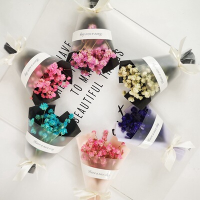Mini Dried flowers Gypsophila Bouquet of flowers Wedding celebration Gift box collocation shot prop festival Activities gifts wholesale