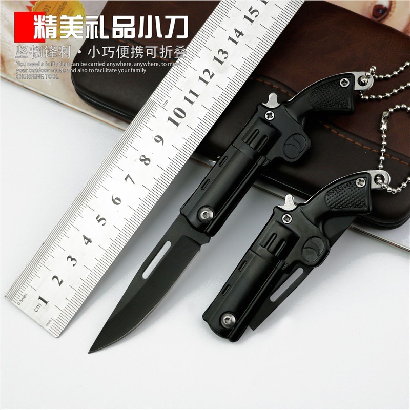 Outdoor Folding Knife, Exquisite Outdoor Knife, Mini Fruit Knife, Portable Stainless Steel Pocket Knife, Self-Defense Knife