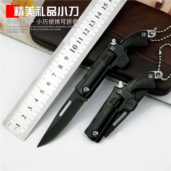 Outdoor Folding Knife, Exquisite Outdoor Knife, Mini Fruit Knife, Portable Stainless Steel Pocket Knife, Self-Defense Knife