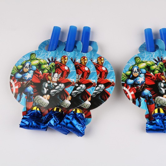 Vengadores de cumpleaños de los niños fiesta de fiesta traje banderina taza de papel plato de papel máscara fiesta vajilla traje