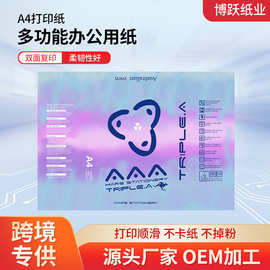 加工定制办公室复印纸 打印白纸8包70gA4静电复印纸a4纸