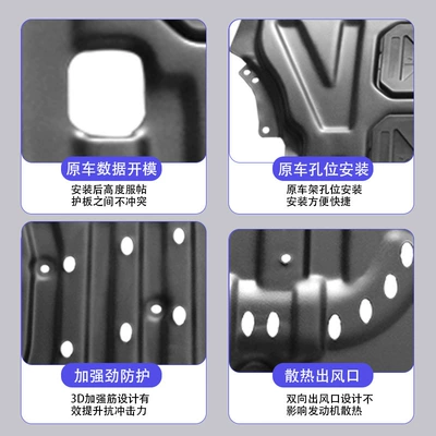Underbody protection plate/engine baffle Guard, Engine Lower Guard