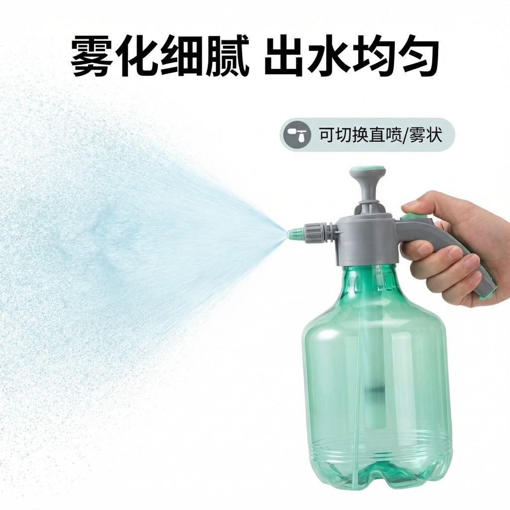 Manufacturer's Supply Transparent 3-Liter Watering Can for Garden Balcony Flower Pots, Thickened Plastic Gardening Tool 3