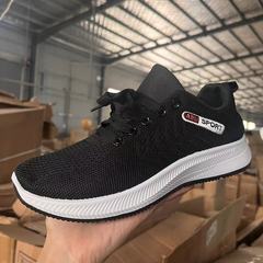 2022 New Mesh Men's Casual Sports Shoes Soft Sole Lightweight Air-Weave Running Old Beijing Cloth Shoes Dropshipping One Piece