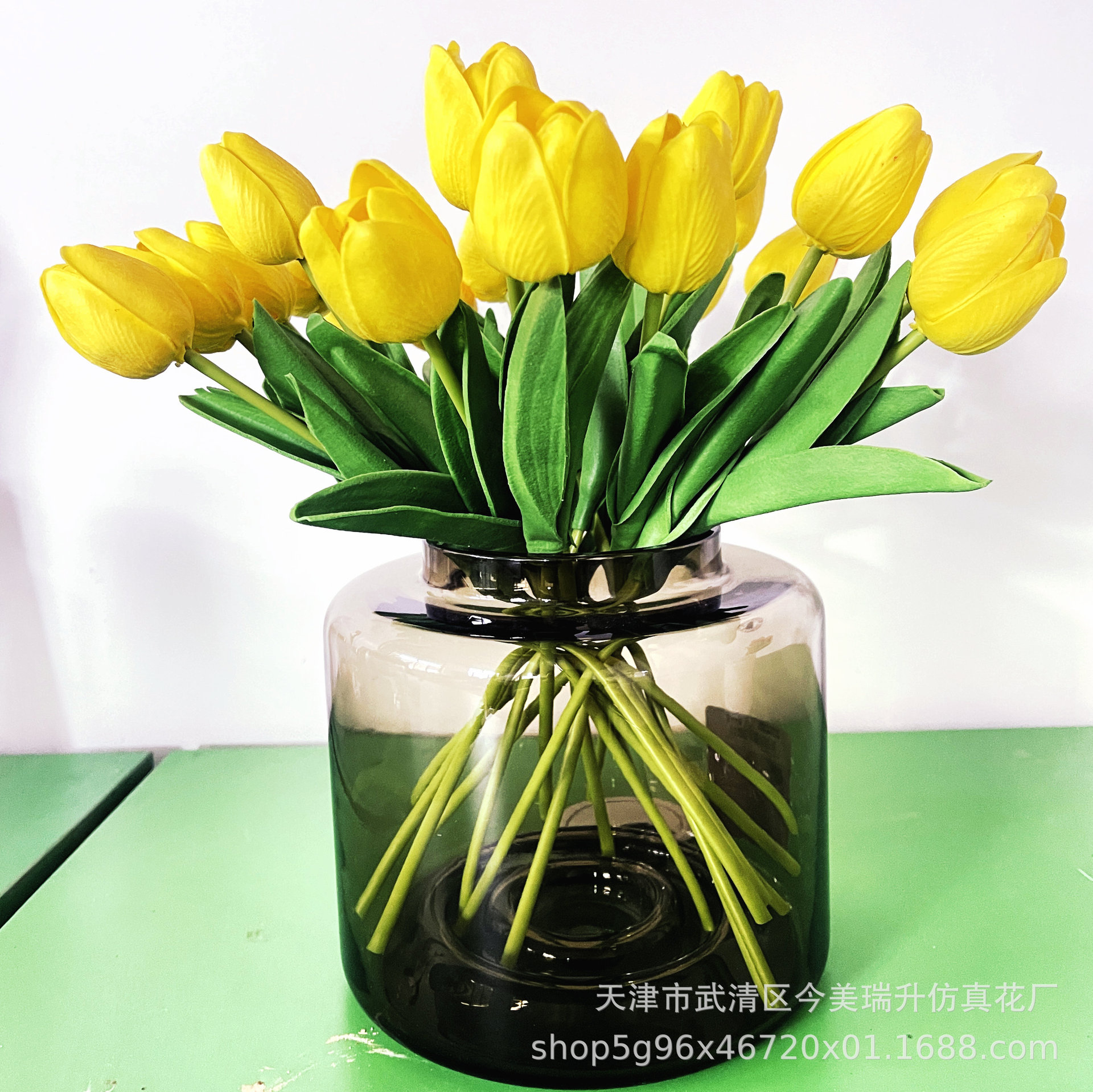 Meihe marca tulipán hogar flor artificial decoración sensación decoración al por mayor flor falsa hidratante salón decoración Nordic pu