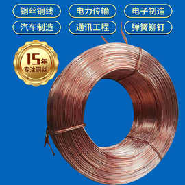软态硬态C1100铜线 匠心打造铁盘复绕光亮C1100紫铜丝