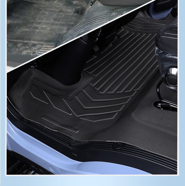 Suitable for Byd T5Ev Floor Mats, T5Dm Hybrid Electric Van Tpe Surround Floor Mats for Light Truck Modification