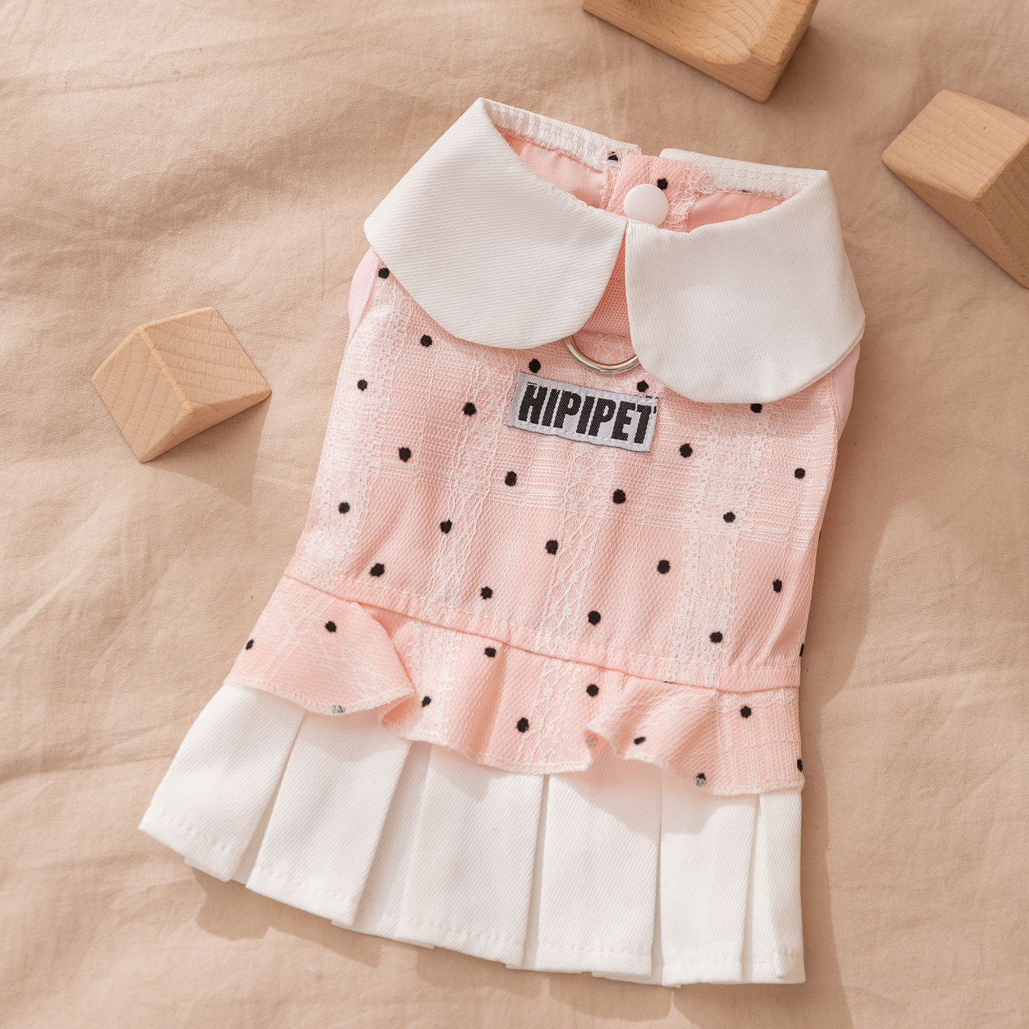 Otoño y invierno nuevo Miu es un traje simple, vestido de collar de dama, ropa para perros y gatos, perros pequeños y medianos. image 7