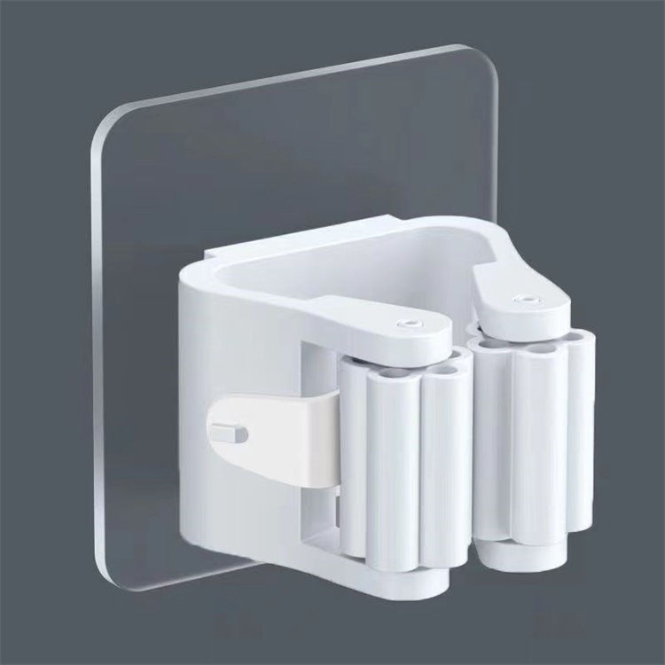 Mopo de trapeador sin agujeros de trapeador clip de trapeador gancho de trapeador inodoro colgante artefacto poderoso pared almacenamiento cocina de carga