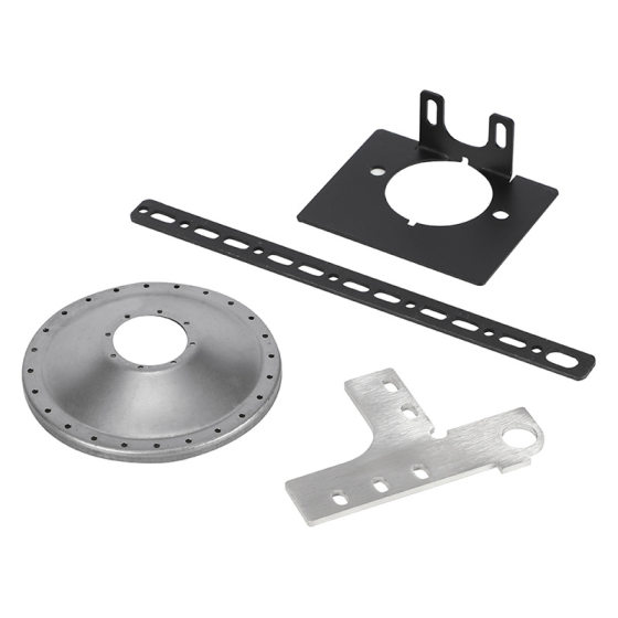 Stainless steel laser cutting factory 304 plate welding bending processing laser drilling plastic spraying processing