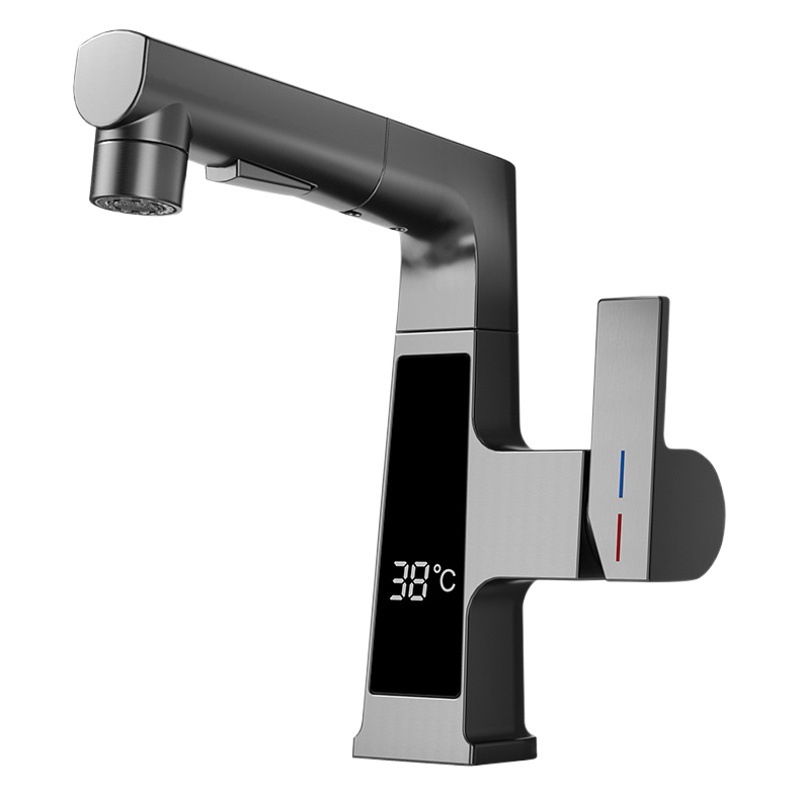 [E-commerce a generation of hair] toilet wash basin wash basin rotating lifting pull-out type digital faucet