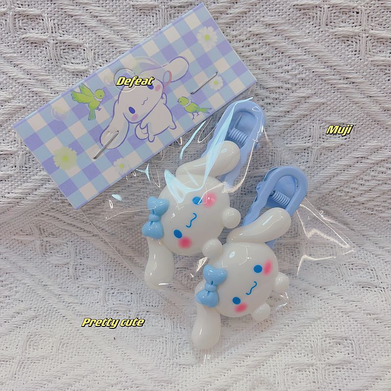 Hottest Trend Large Resin Cartoon Hair Accessories for Girls Sanrio Cute Colorful Hair Clips for Kids Ponytail Top Clips Hair Pin Head Accessories