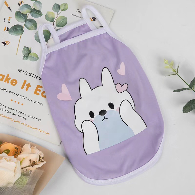 Ropa para mascotas, gato, bichón, lucha contra Bomei, perro pequeño, chaleco nuevo, camisola, ropa para perros, estilo fino de primavera y verano