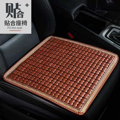 Car Seat Cushion Summer Cooling Pad Single Piece Universal Bamboo Breathable Car Mat Car Interior Cooling Mat Forklift Truck Seat Cushion Wholesale