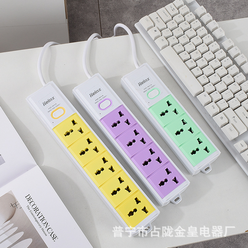 Jack multifuncional africano multipropósito tres cuatro cinco 345 filas de color mezclado multi-USB enchufe de fila de carga