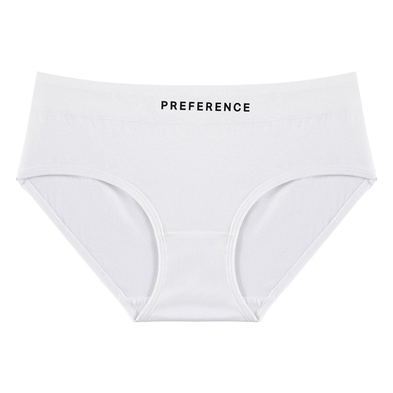 Ropa interior de algodón de las mujeres de algodón antibacteriano entrepierna Mediados de cintura de las mujeres respirables chicas japonesas de alta apariencia de las mujeres al por mayor image 1