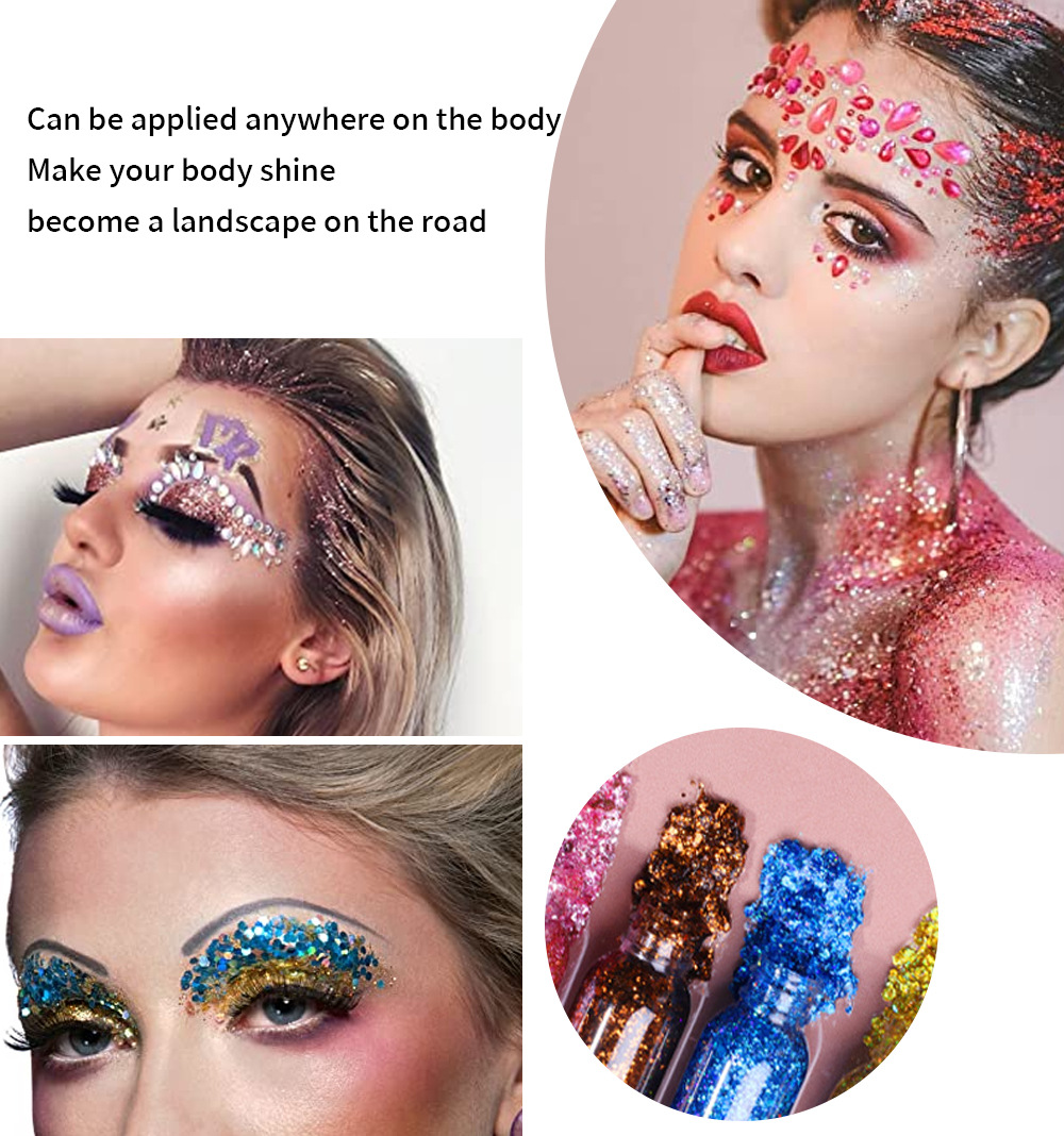 Body Gel Glitter Eyeshadow 6