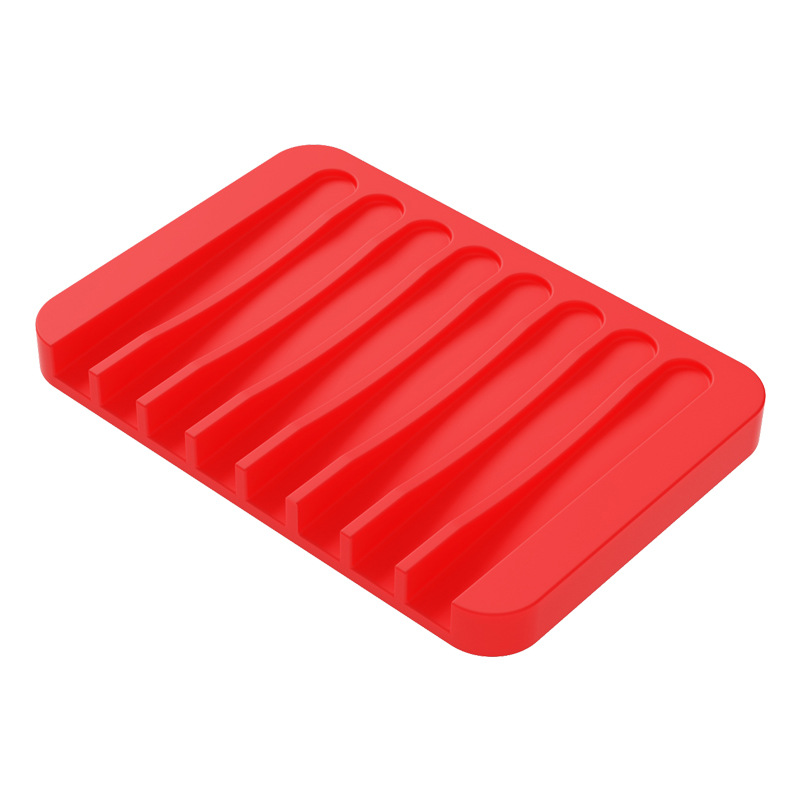 Jabonera Escurridora de Silicona Autodrenante y Antideslizante para Baño y Cocina image 11