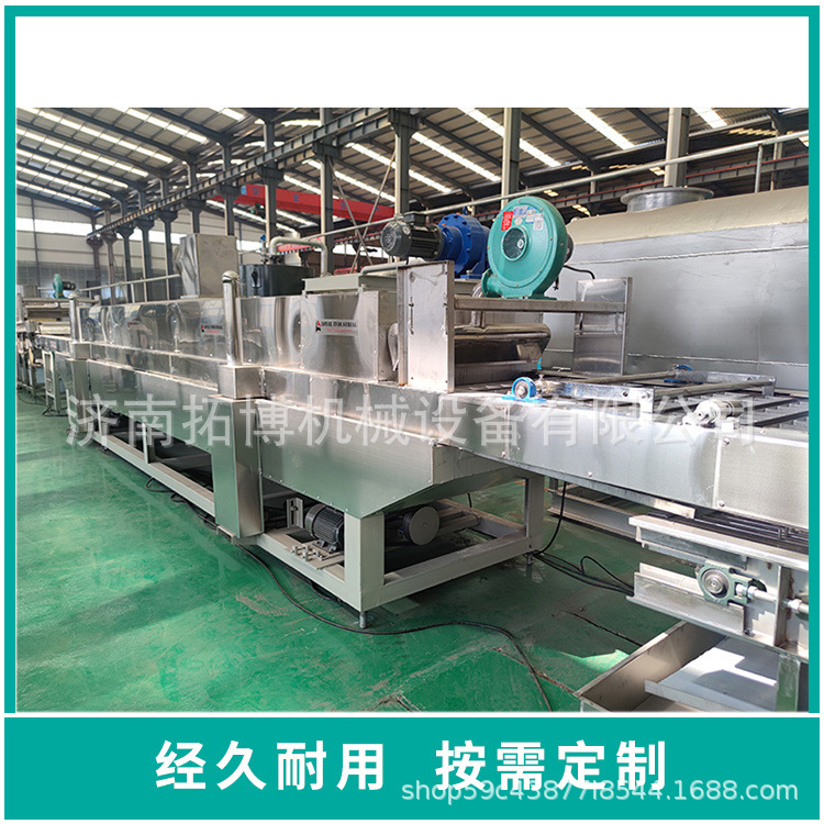 济南荞麦方便面成型机设备 荞麦面烤箱烘干机 荞麦面隧道蒸箱