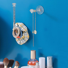 Hole-free invisible adhesive hooks with bright and shiny colors, can be combined, hair accessories, small item hangers