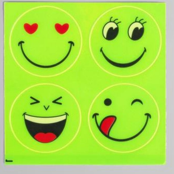 Carefully Selected Factory Double-Sided 5cm Smiley Face Stickers Reflective Pvc Night Keychain Backpack Football Butterfly Pendant