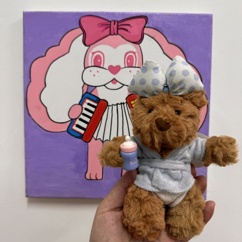 B131 Barcelo Clothes Bear Skirt Pants Teddy Bear Clothes Plush Doll Toy Cloth Doll