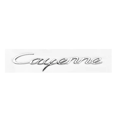 Applicable Porsche Taycan — Car logo - bright-silver-cayenne