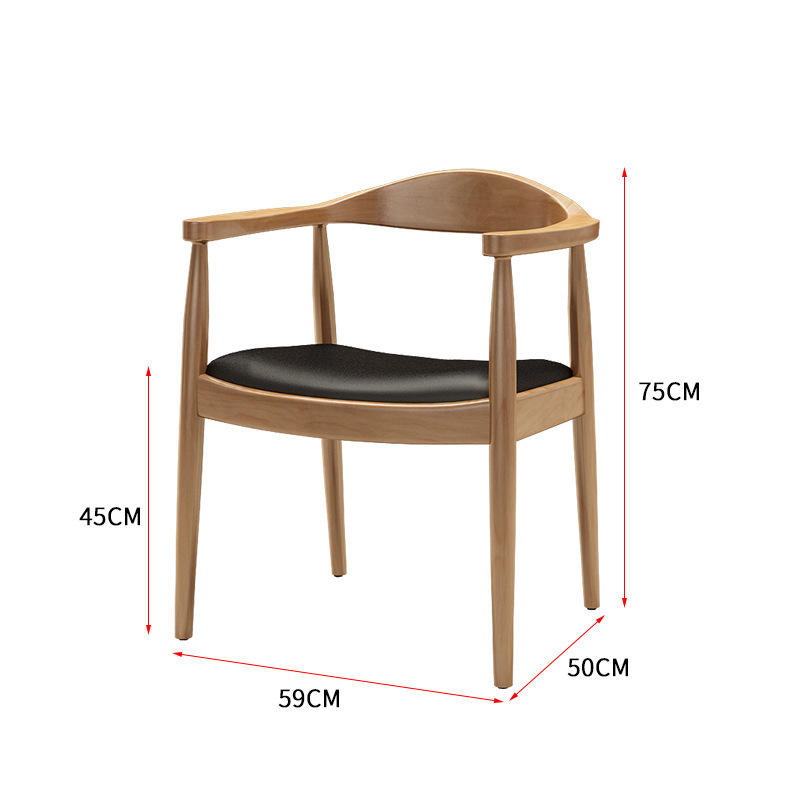 단단한 나무 대통령 의자