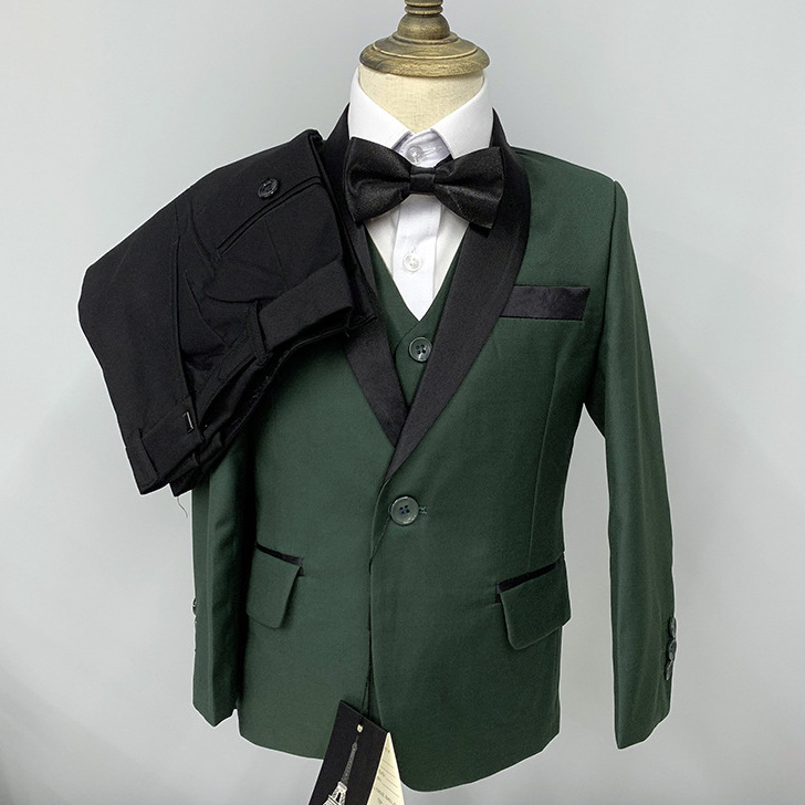 Completo classico da bambino, set di abiti alla moda per neonati, sfilata invernale, banchetto, tipo skinny board_voghion.com