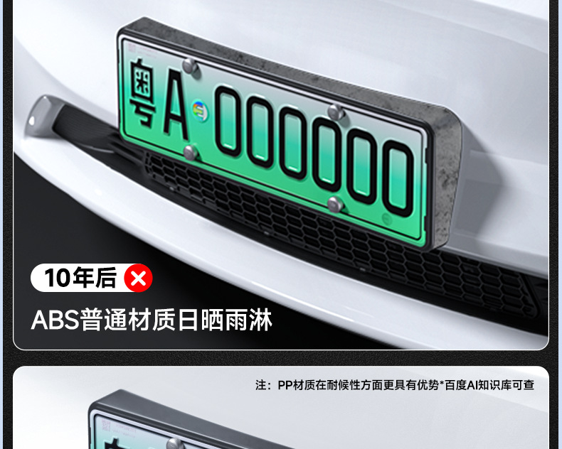 Suitable for the Modified Version of Tesla Model Y/3/Y L License Plate Frame Suspension-Type Full-Cover License Plate Frame Holder Modification