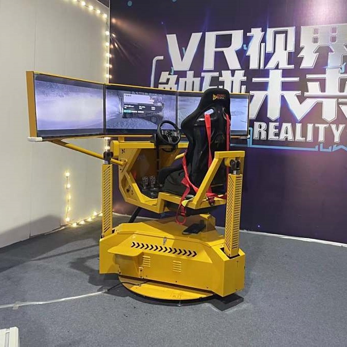VR游戏设备 三屏赛车 飞行之翼 滑雪 摩托车 活动暖场互动装置租