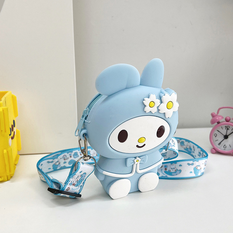 멜로디 중간 가방 블루