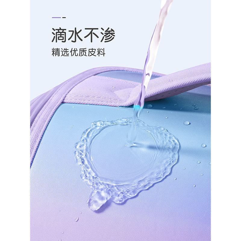 Mochilas escolares para estudiantes de Shaodong, estudiantes de escuela primaria, grados 3-6, reducción de la carga, niñas, anti-salpicaduras de agua, estilo coreano, mochila simple para niños pequeños