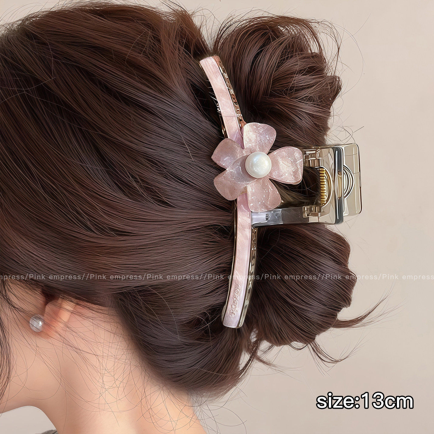 2026 nuevo clip de agarre de alto nivel lindo coreano cabeza trasera clip de cabello toque de cabello gran exquisito clip de tiburón clip de cabello image 162