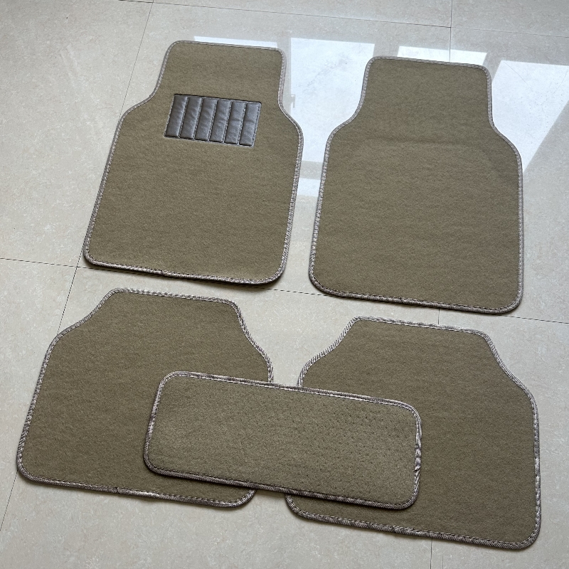Car Suede Anti-Slip Floor Mats, Large Surround Protective Mats, Carpet Mats, Suv Mats, Universal Waterproof Floor Mats, Flame Retardant and Wear-Resistant