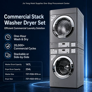LG Commercial Inverter Washing Machine Dryer Set for Hotels